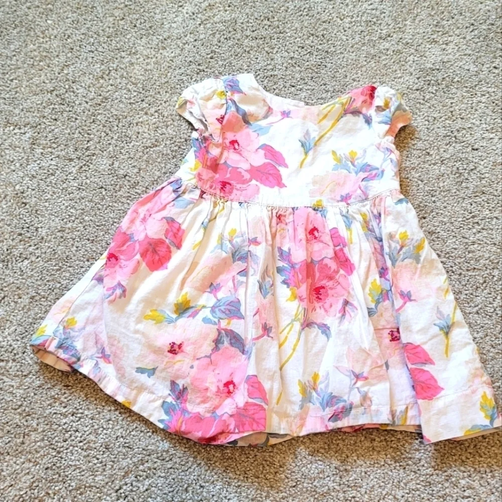 Gap Baby Floral Colorful Dress Size 12-18 Months